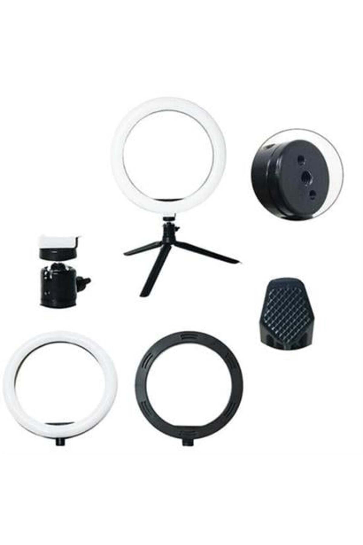 10inç 26cm Youtube Instagram Tiktok Selfie Stüdyo Video Fotoğraf Ring Light Tripod Led Hal