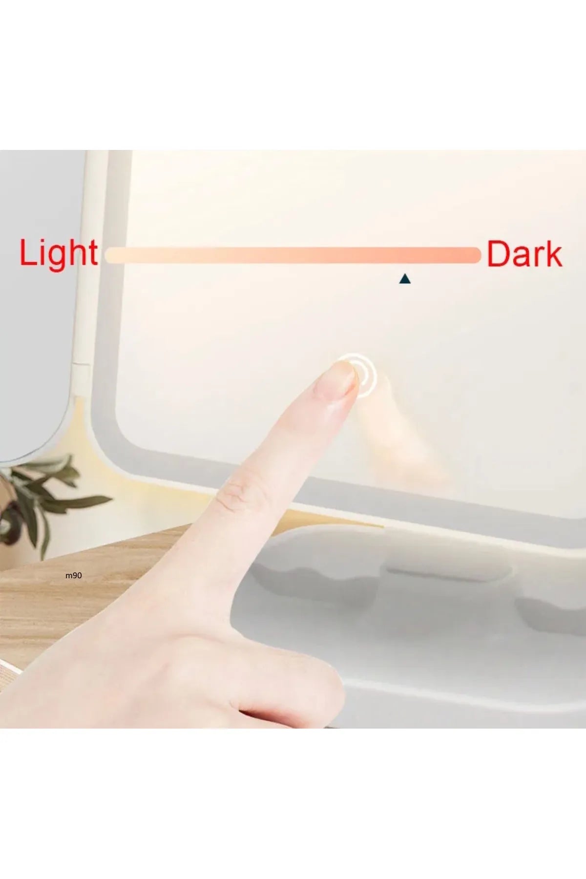 3 Panel Katlanır Masa Üstü Ledli Usbli Makyaj Aynası