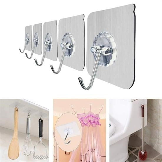 Suya Dayanıklı Şeffaf Askı 5li Set